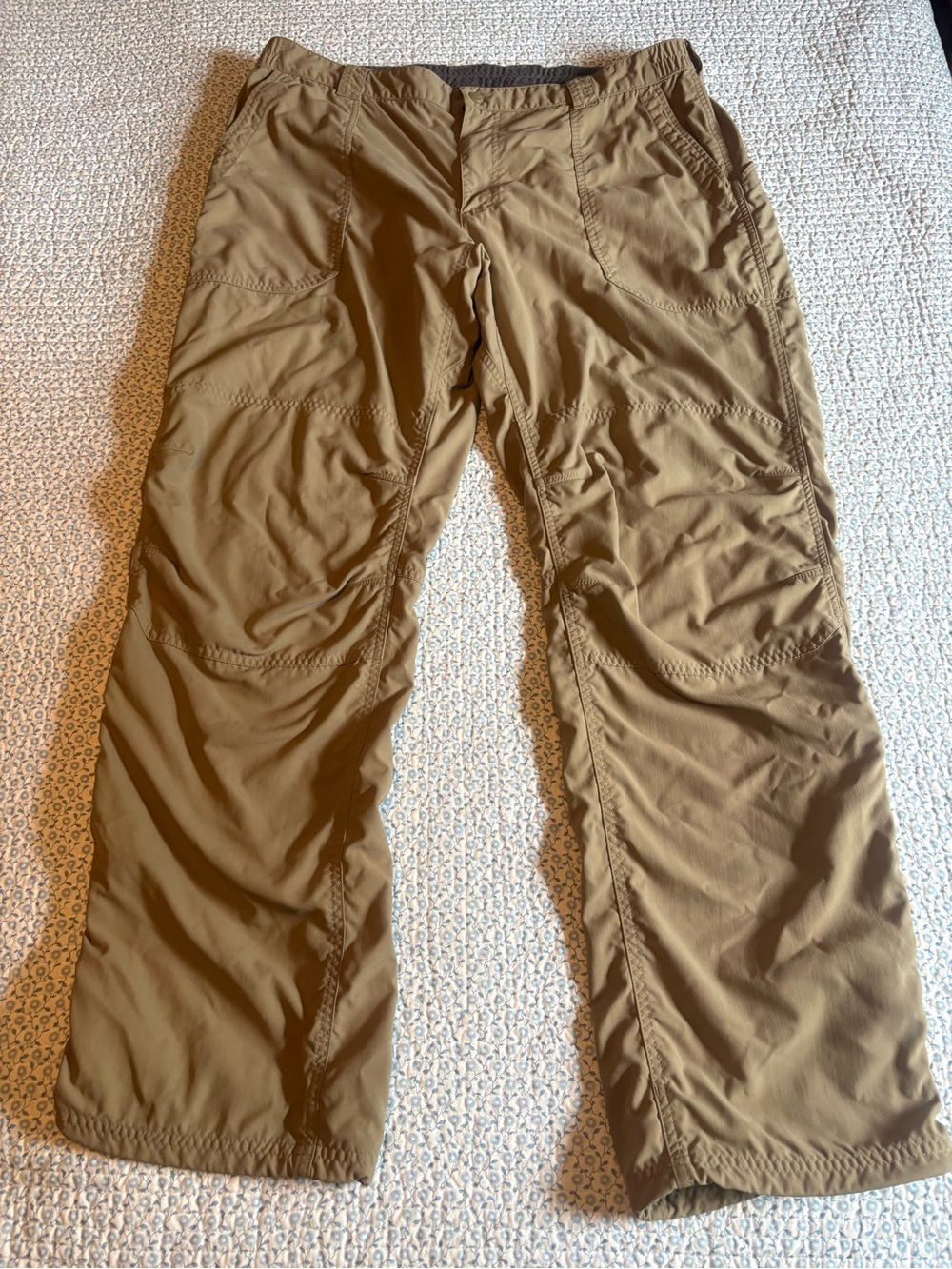 LL Bean Nylon Hiking Pants XL Tall